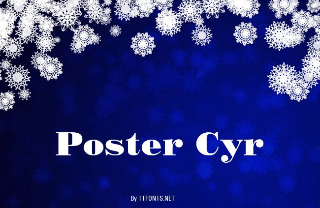 Poster Cyr example
